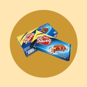 Chocolate con leche Savoy box (5 unit x 130gr/5.58oz)